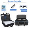 Portable Carrying Case for PS5 Digital Edition Console Controller Game Disc Accessories Travel Bag Shockproof Waterproof Handbag Shoulder Strap