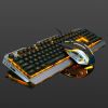 Premium Metal Gaming Keyboard and Mouse Set by Ninja Dragons V1X