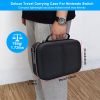 Portable Deluxe Carrying Case for Nintendo Switch Protected Travel Case with Rubberized Handle Shoulder Strap