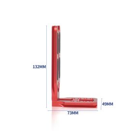 Compatible with Apple, Camera Stand Stabilizer Tripod Accessories Hydraulic PTZ Vertical Clapper (Color: Red)