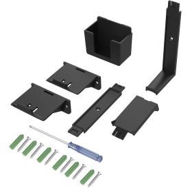 Remote Control Wall-mounted Storage Hooks (Color: Black)