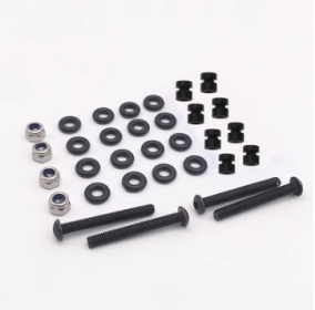 Flying Tower Screw Pack Fittings M3 Silicone Shock Absorber Column (Option: M3 30mm Black)