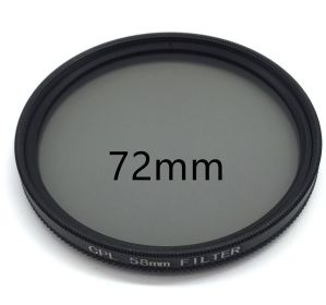 SLR Camera Lens filter  CPL Polarizer (Option: 72mm)