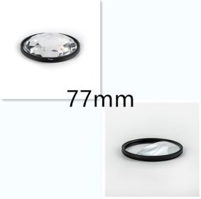 Half Moon Mirror Half Magnifier SLR Accessories (Option: 77mm set)