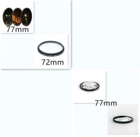 Half Moon Mirror Half Magnifier SLR Accessories (Option: Whole set)