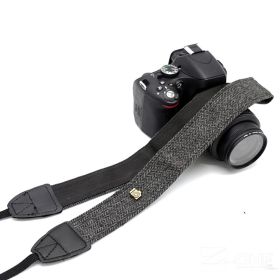 Liyingjia LYN Fashion Retro Nostalgic Strap Ethnic Style Shoulder Strap SLR Camera Accessories (Color: Grey)