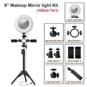 Compatible with Apple, led tripod multi-position fill light (Option: 14Style)