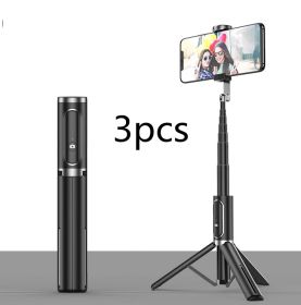 Phone selfie stick (Option: Black 3pcs)