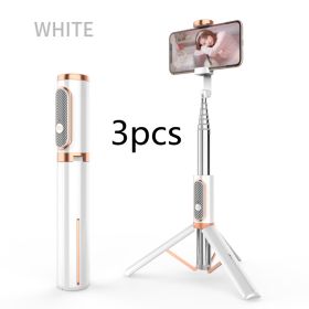 Phone selfie stick (Option: White 2pcs)