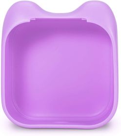 Mini Photo Portable Printer Silicone Case (Option: Cat ears purple)