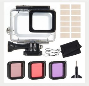 Waterproof case sports camera (Option: 3Filter shell2)