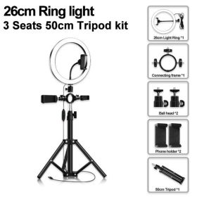 Compatible with Apple, led tripod multi-position fill light (Option: 3Style)