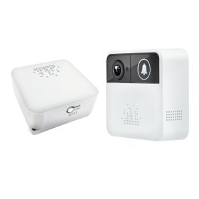 Smart Camera Mobile Phone Remote Electronic Plastic Doorbell (Option: English)