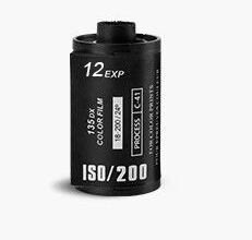 Film for Camera (Option: White Black)