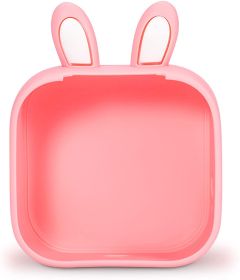 Mini Photo Portable Printer Silicone Case (Option: Rabbit ears pink)