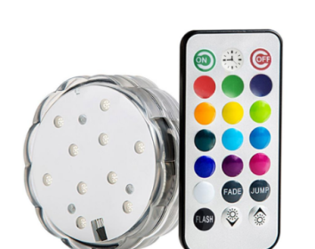 Colorful underwater waterproof lights highlight remote control lights (Option: Colorful 6pcs)