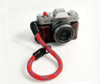 Image Resistant Camera Wrist Strap Thick Ring Deduction Micro Single Phase Machine Hand Rope (Color: Red)