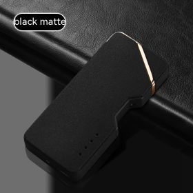 Metal Photoelectric Induction Double Cigarette Lighter (Option: Black Matte)