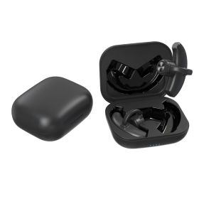 Bone Conduction Bluetooth Headset Single And Double Ear Hanging (Color: Black)