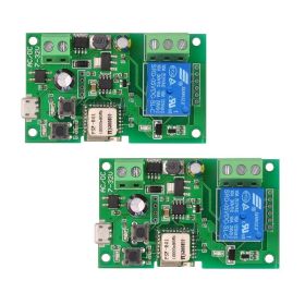 Yiweilian Single Circuit Inching Self-locking (Option: 12V inching selflocking-2PCS)