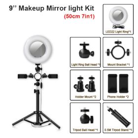 Compatible with Apple, led tripod multi-position fill light (Option: 13Style)