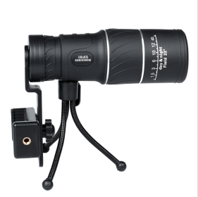 Phone camera telescope (Option: Plus clip and tripod)