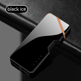 Metal Photoelectric Induction Double Cigarette Lighter (Option: Black Ice)