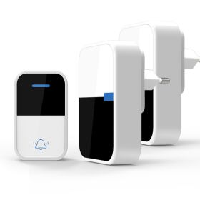 Self-generating Wireless Doorbell Home Long-distance New Beeper (Option: One Drag Two-EU)