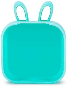 Mini Photo Portable Printer Silicone Case (Option: Rabbit ears green)