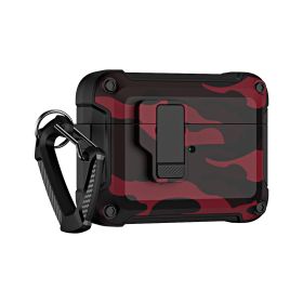 Headset Protective Cover Camouflage Multifunction (Option: Camouflage Red-Airpods1or2)