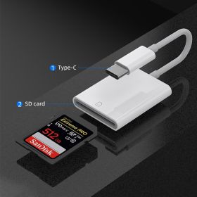 Reader Type-c Mobile Phone Connection SD TF Card Adapter Cable Read U Disk Adaptor (Option: Model 8)