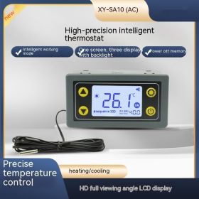 WIFI Remote Temperature Controller Digital Display Intelligent Automatic Temperature Controller With Probe SA10 (Option: XY SA10)