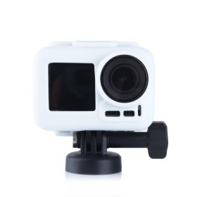 Suitable For Motion Camera Border Silicone Case (Color: White)