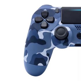 Joystick Pc Gamepad Mando Ps4 Controle Ps4 Controller Manette Ps4 Control Ps4 Juegos ps4 Mando PS4 Games Pad Gamepad Bluetooth (Color: Blue camouflage)