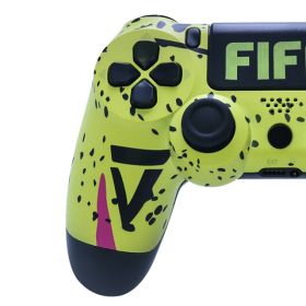 Joystick Pc Gamepad Mando Ps4 Controle Ps4 Controller Manette Ps4 Control Ps4 Juegos ps4 Mando PS4 Games Pad Gamepad Bluetooth (Color: FIFA yellow)