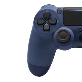 Joystick Pc Gamepad Mando Ps4 Controle Ps4 Controller Manette Ps4 Control Ps4 Juegos ps4 Mando PS4 Games Pad Gamepad Bluetooth (Color: Midnight blue)