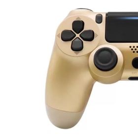 Joystick Pc Gamepad Mando Ps4 Controle Ps4 Controller Manette Ps4 Control Ps4 Juegos ps4 Mando PS4 Games Pad Gamepad Bluetooth (Color: Gold)