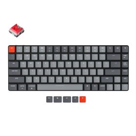 K3 D V2 Ultra-slim Wireless Mechanical Low Profile Keyboard Optical Hot-Swappable Switch White Backlit for Mac Windows (Ships From: China)