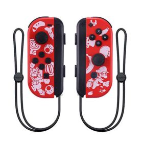 Wireless Switch Controller Joys Con Gamepad For Switch Control With Straps Dual Vibration Joysticks For Switch Joypad (Color: Comic red)