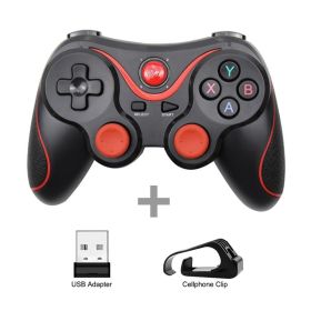 T3 X3 Wireless Joystick Gamepad PC Game Controller Support Bluetooth BT3.0 Joystick For Mobile Phone Tablet TV Box Holder (Color: 1)