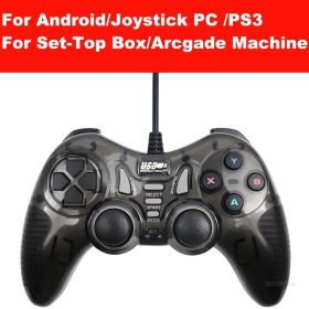 USB Wired Vibration Gamepad Joystick For PC Controller For Windows 7 / 8 / 10 Not for Xbox 360 Joypad with high quality (Color: 5 IN 1 BK)