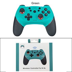 Compatible Nintendo Switch Controller Wireless Bluetooth Gamepads For Nintendo Switch Pro OLED Console Control Joystick (Color: Green With  BOX)