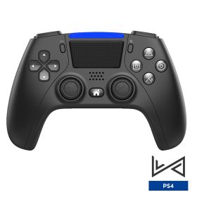 Bluetooth-Compatible Wireless Controller For PS4 Elite Console For Ps4 Slim/Pro Gamepad With Programmable Back Button Support PC (Color: P-02 Black)