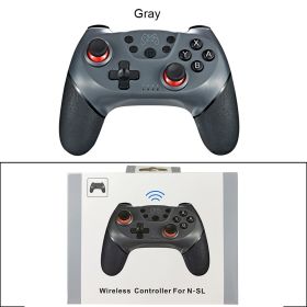 Compatible Nintendo Switch Controller Wireless Bluetooth Gamepads For Nintendo Switch Pro OLED Console Control Joystick (Color: Gray With  BOX)