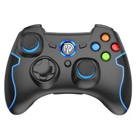 Wireless Gamepad PC Joystick Controller For PS3/Android TV Box/Phone/Nintendo Switch/PC Steam Windows 7 10 11 (Color: Blue)