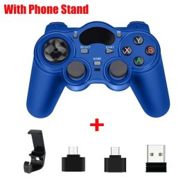 2.4 G Controller Gamepad Android Wireless Joystick Joypad with OTG Converter For PS3/Smart Phone For Tablet PC Smart TV Box (Color: 4)