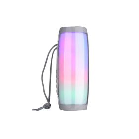 Rainbow LED Bluetooth Speakers In Vibrant Colors (Color: Silver)