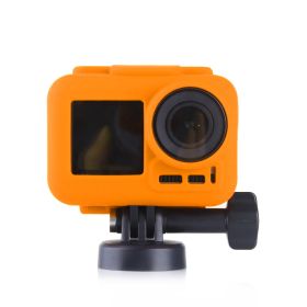 Suitable For Motion Camera Border Silicone Case (Color: Orange)