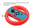 For NintendoSwitch Accessories Racing Steering Wheel Handle Grips Joycon Caps for Nintendo Switch NS Gamepad Racing Simulator