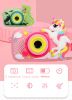 3D Cartoon Digital Camera Dinosaur Animal Shark Unicorn 20MP Children Mini Cameras Toy Take Pictures And Videos Play Games